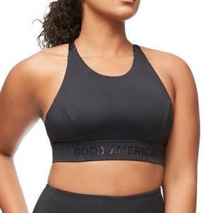 Good American black sports bra size 1X/2X